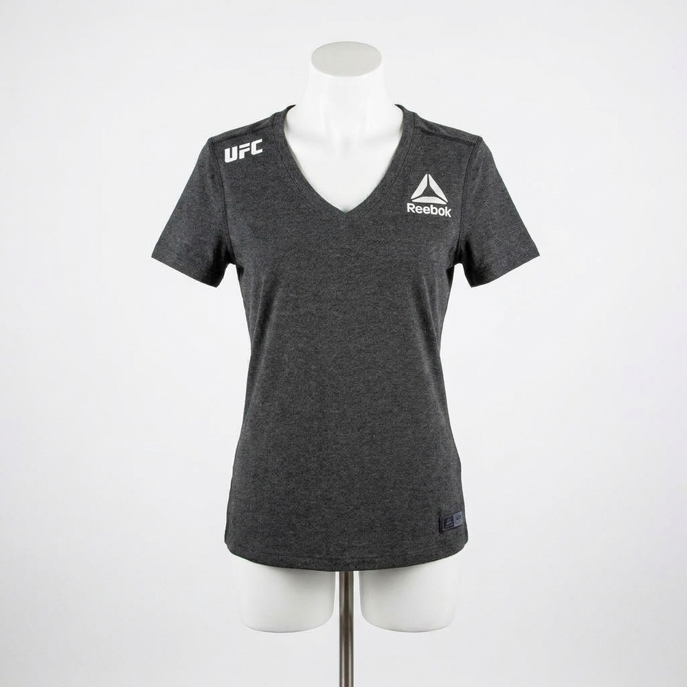 NEW REEBOK women's ufc fight night t-shirt in black